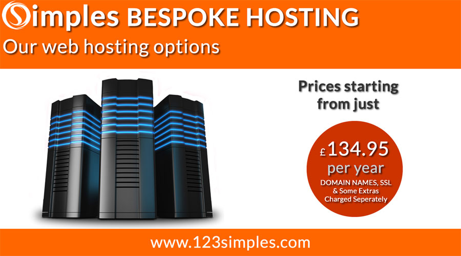 Bespoke Web Hosting from 123 Simples