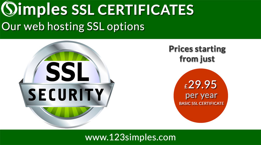 SSL Certificates from 123 Simples